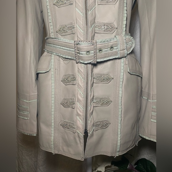 Ébène by P. Assuline Lamb Skin Leather Jacket - Picture 4 of 15